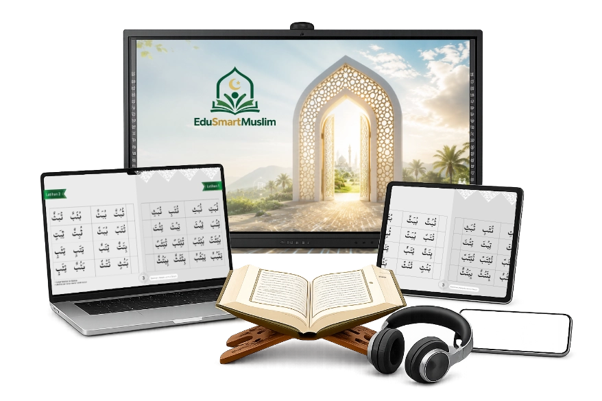 Mockup Ngaji Interaktif EduSmart Muslim